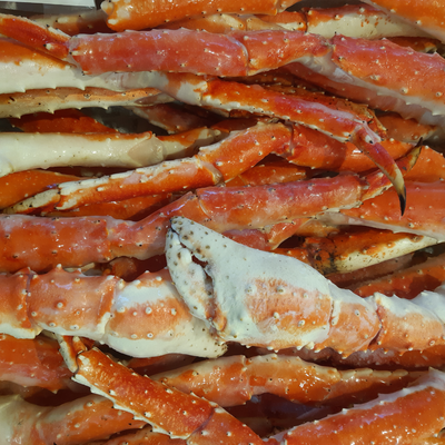 Frozen King Crab Leg Pieces, and Clusters